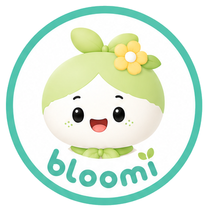 Bloomi Mascot Logo